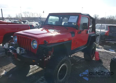 1997 Jeep Wrangler Sport from USA, damaged, VIN 1J4FY19S7VP459788